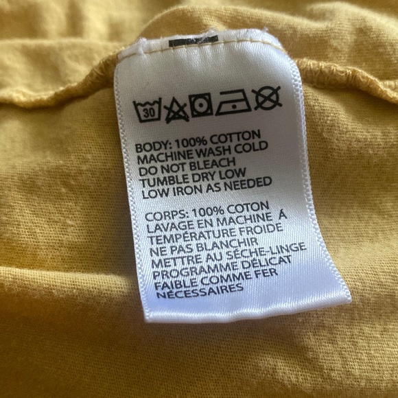 Truly Madly Deeply LA VOID Tee Yellow M - Picture 3 of 3